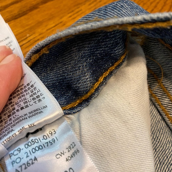 Men’s Levi’s 501 Button Fly Denim Jeans Size 32 waist 30 Length - Picture 9 of 10